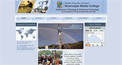 Desktop Screenshot of petrotechwadia.com